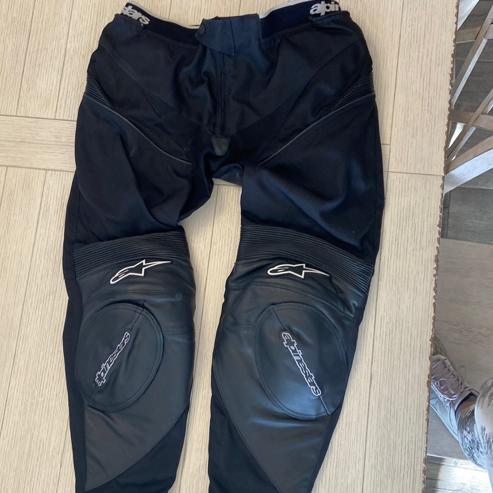 Alpinestars leather riding pants